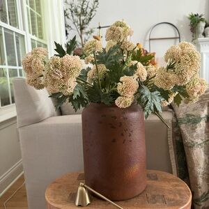 Set off 3 Faux Florals  Bunch Begonia plant 28”